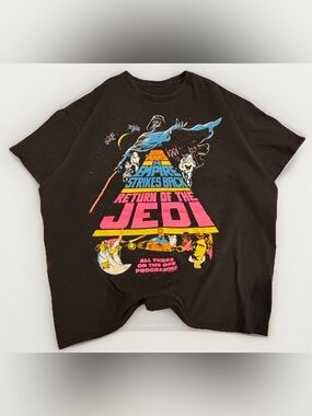 Star Wars T-Shirt Size XL The Empire Strikes Back Return Of The Jedi Trilogy